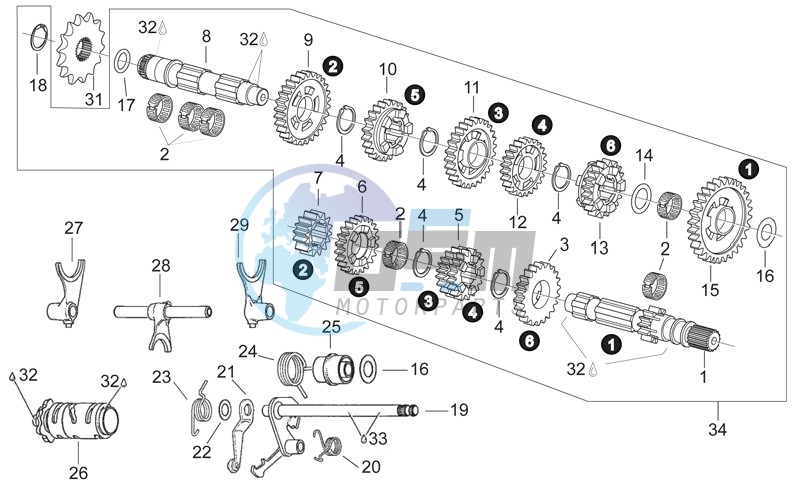 Transmission 6 speed