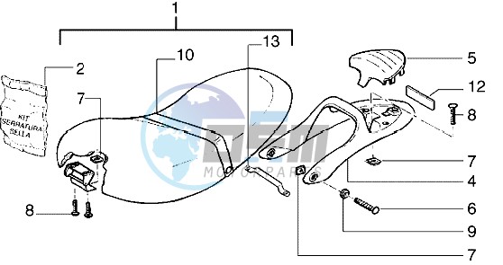 Saddle - carrier