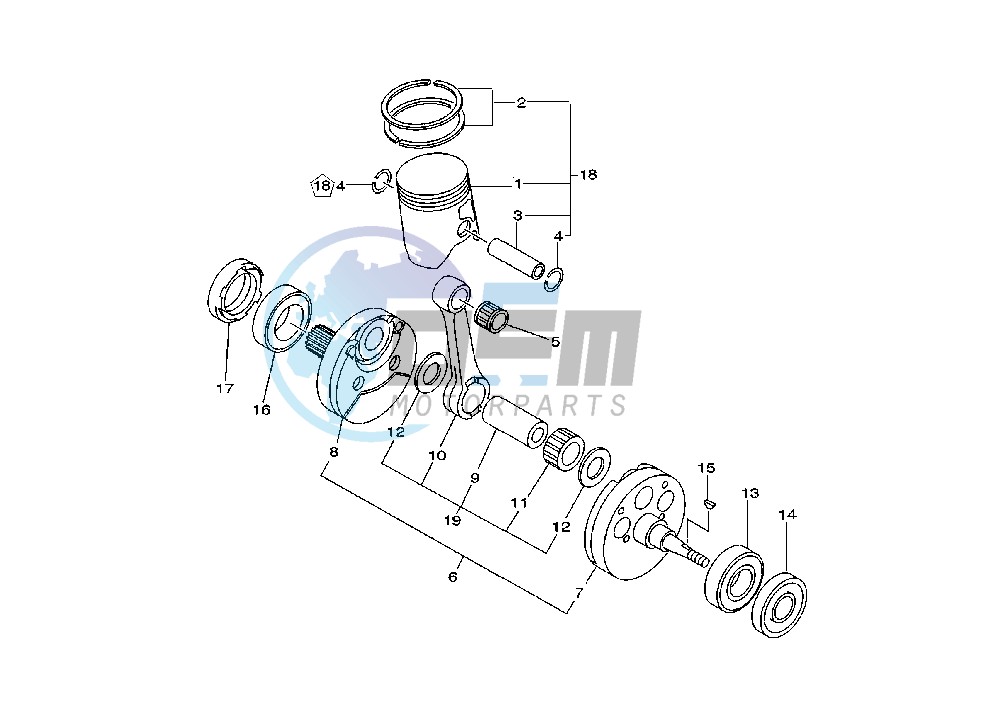 CRANKSHAFT PISTON