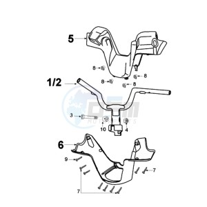 ELYSEO 100 FR drawing HANDLEBAR