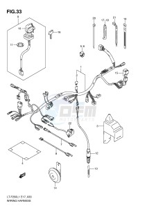 LT-F250 (E17) drawing WIRING HARNESS (LT-F250L1 E24)