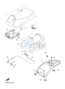 FJR1300AE FJR1300AS (1MD4 1MD5) drawing SEAT