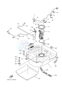 YXZ1000E YXZ10YMXH YXZ1000R EPS (2HCC) drawing FUEL TANK