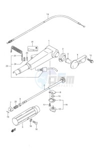 DF 9.9 drawing Tiller Handle