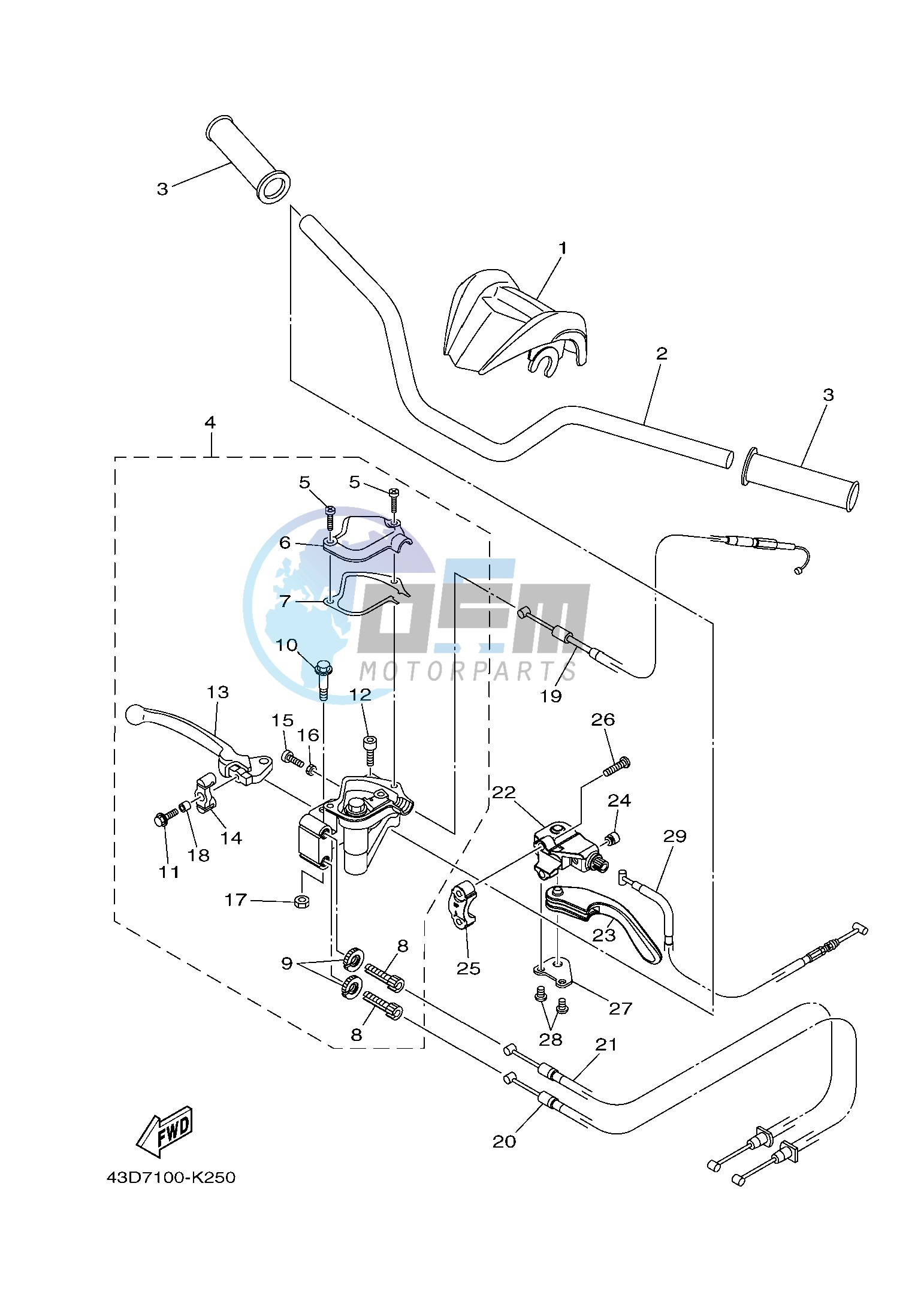 STEERING HANDLE & CABLE