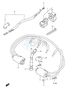 GSF1200 (E2) Bandit drawing ELECTRICAL (GSF1200T V W X Y ST SV SW SX SY)