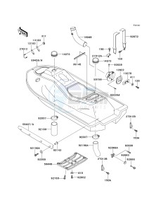 JH 900 A [900 ZXI] (A1-A3) [900 ZXI] drawing HULL-- JH900-A1_A2- -