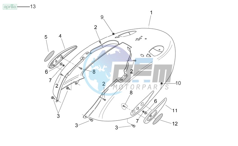 Rear body - Rear fairing