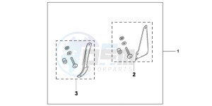 NC700DC Integra E drawing KIT  LEG DEFLECTOR