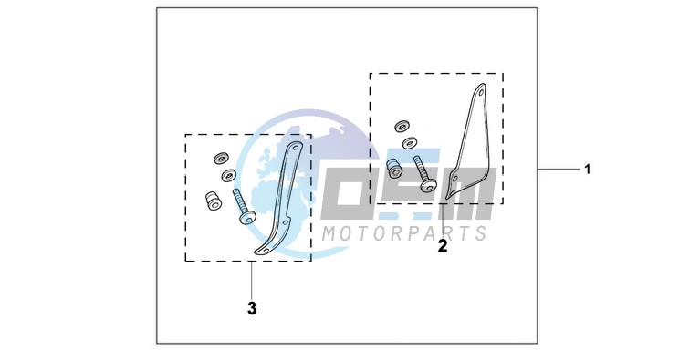 KIT  LEG DEFLECTOR