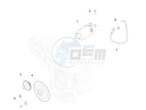 SUPER GTS 300 4T 4V IE ABS E3 (APAC) drawing Stater - Electric starter