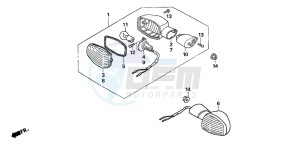 CBF600NA drawing WINKER (CBF600N/NA)