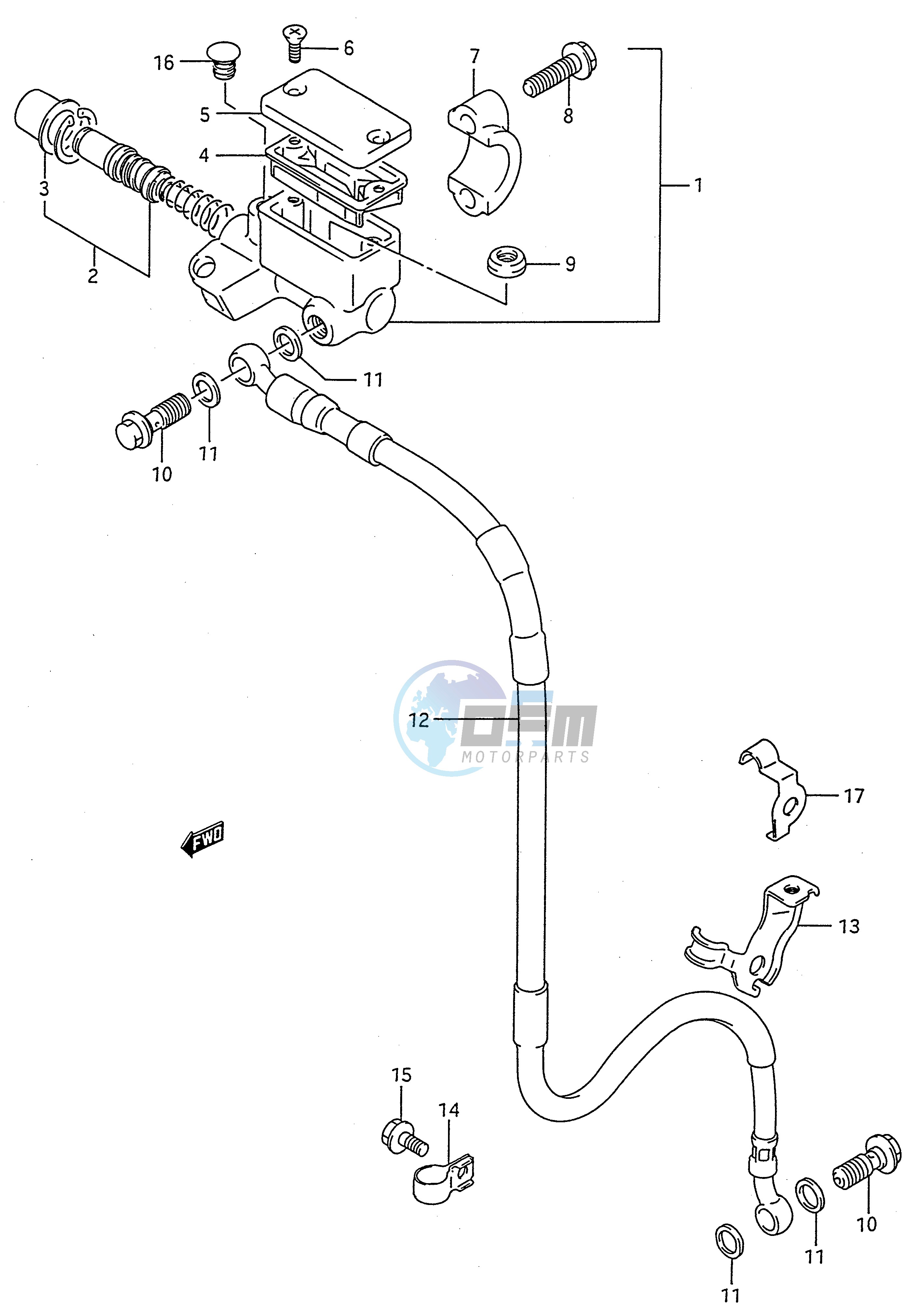 FRONT MASTER CYLINDER