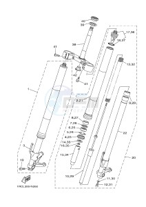 MT09 900 BELGIUM drawing FRONT FORK