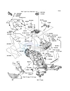 ZZR1400 ABS ZX1400B7F FR GB XX (EU ME A(FRICA) drawing Fuel Tank