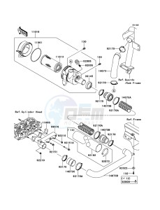 MULE 4010 DIESEL 4x4 KAF950FBF EU drawing Air Cleaner