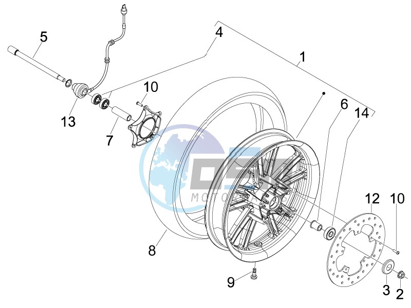 Front wheel