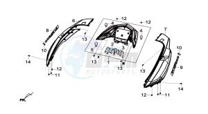 GTS 300 I drawing COWLING