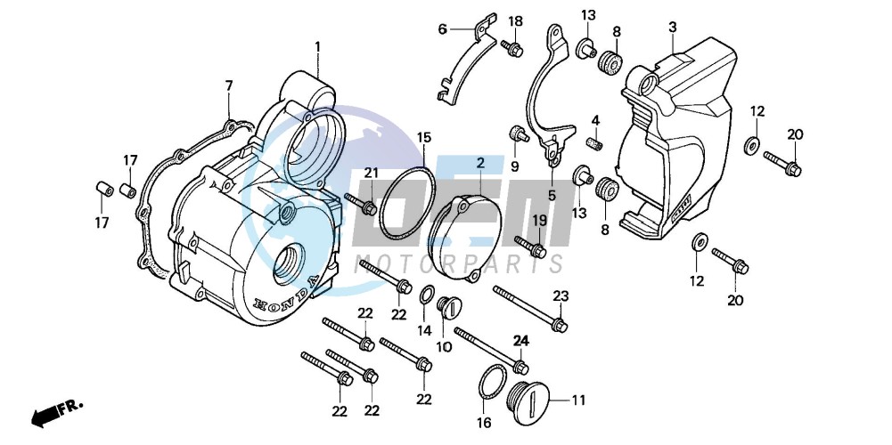 LEFT CRANKCASE COVER