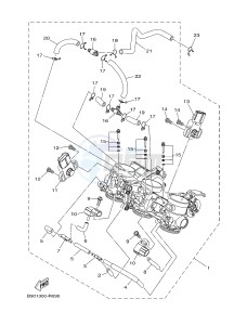 MTN850-A MTN-850-A MT-09 ABS (BS21) drawing INTAKE