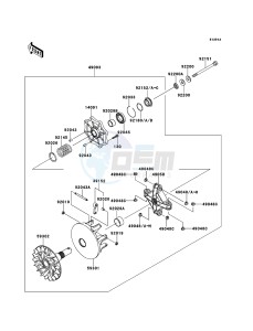 KVF650_4X4 KVF650FDF EU GB drawing Drive Converter(VF650AE000351-)