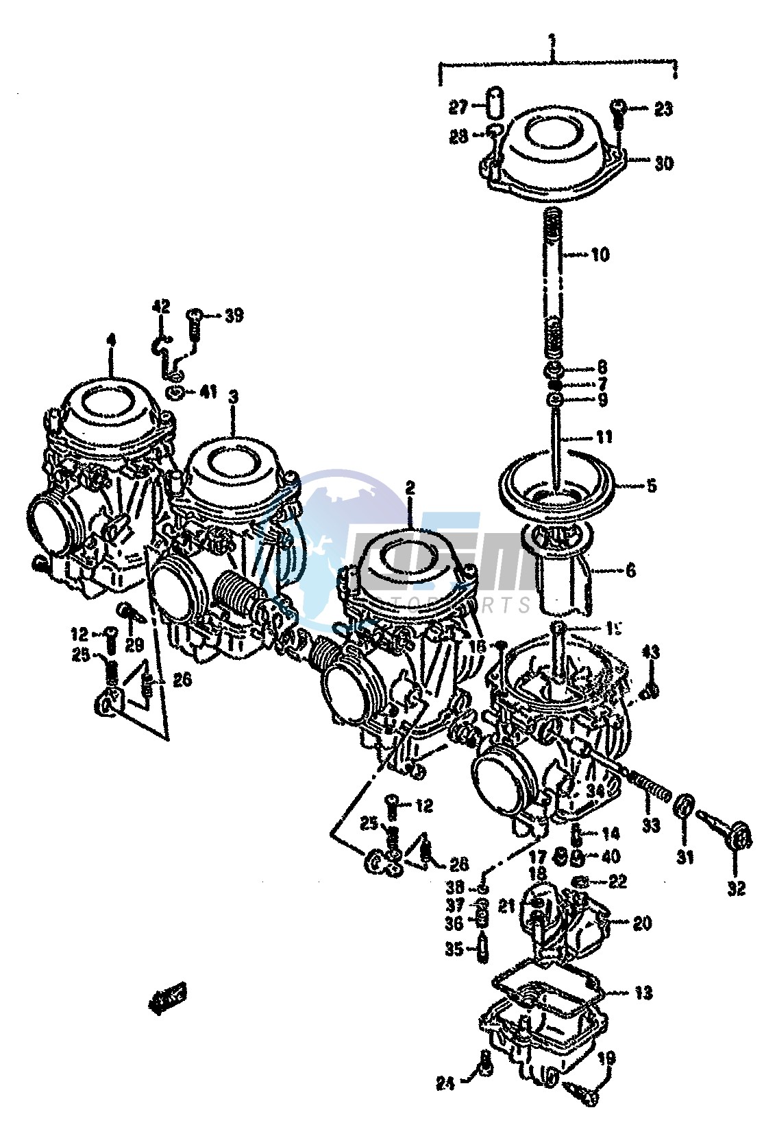 CARBURETOR (MODEL S T)