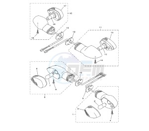 XJ6-F DIVERSION 600 drawing FLASHER LIGHT