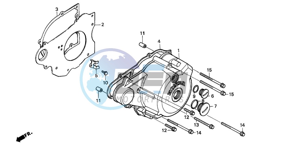 LEFT CRANKCASE COVER