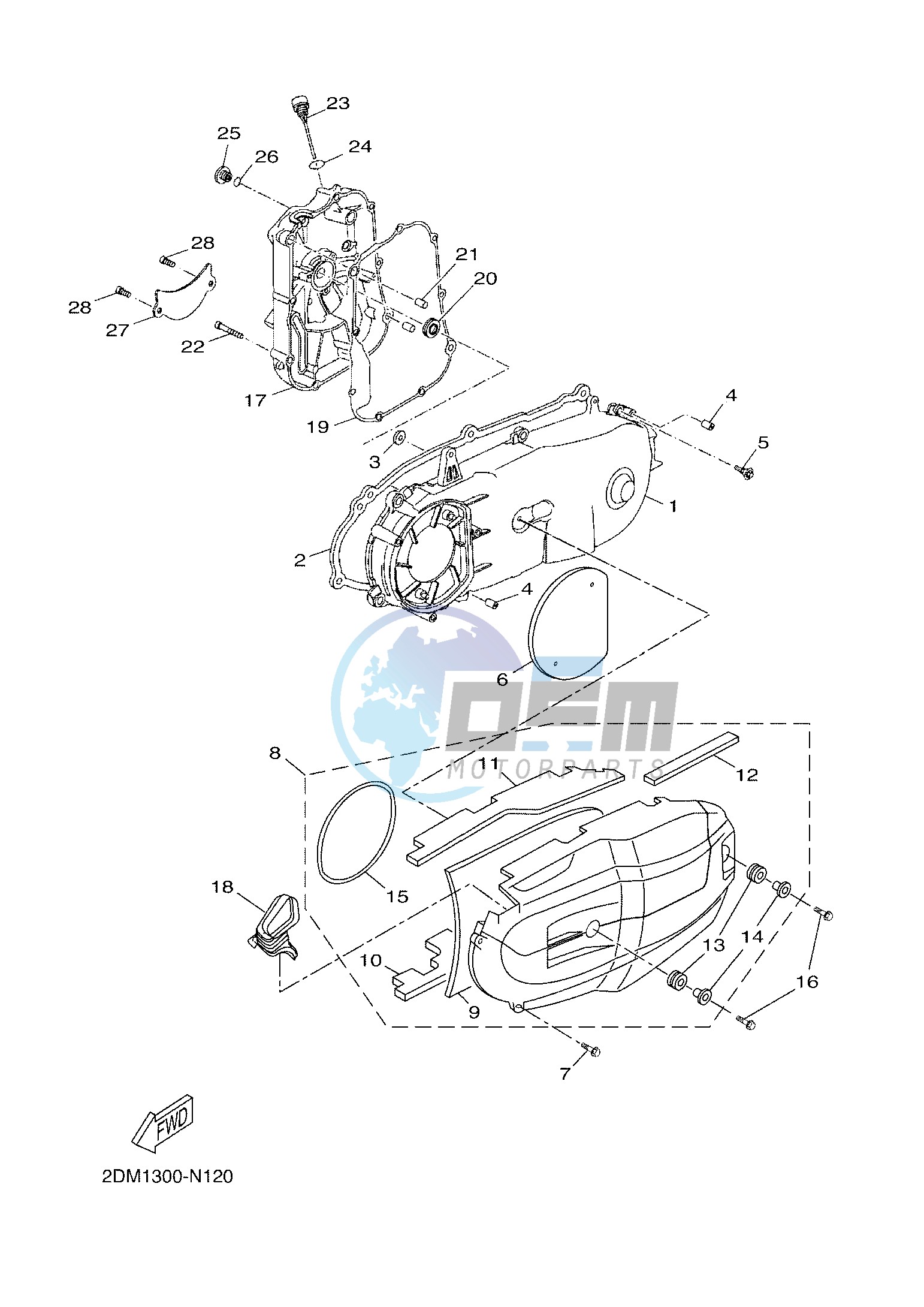 CRANKCASE COVER 1