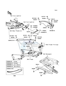 ZZR1400 ABS ZX1400B6F FR GB XX (EU ME A(FRICA) drawing Side Covers/Chain Cover