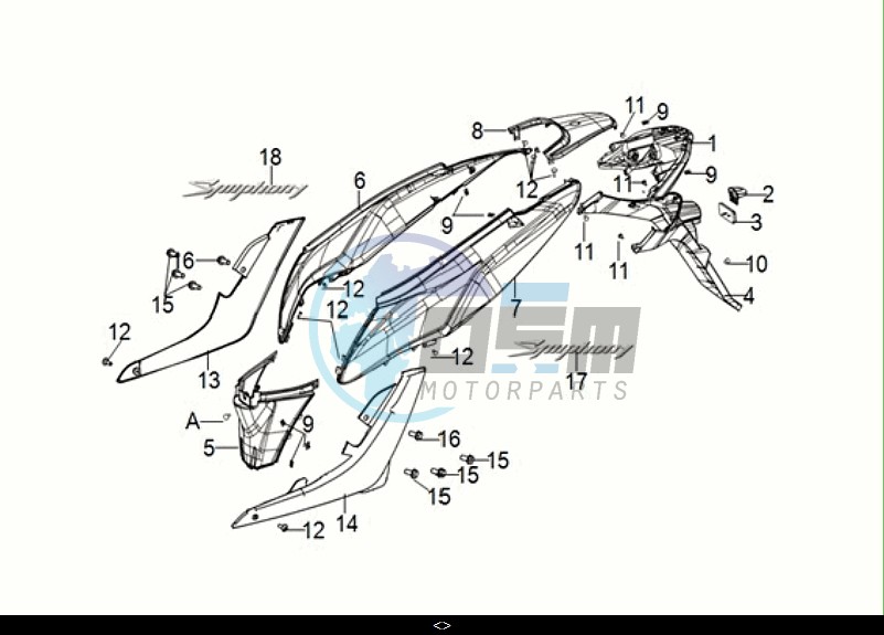 BODY COVER - TAIL LIGHT