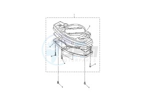 YZF R1 1000 drawing METER