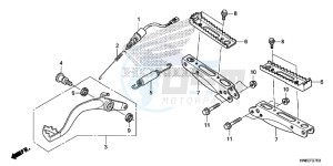 TRX680FAH Europe Direct - (ED) drawing STEP/PEDAL