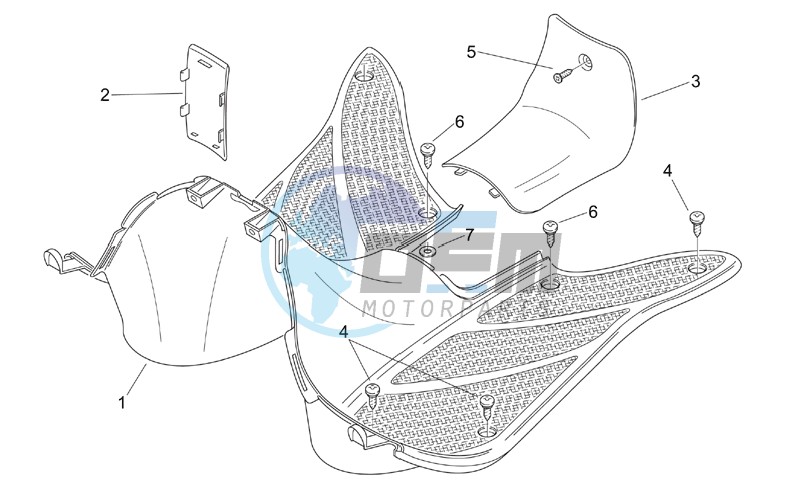 Central body - Floor panel