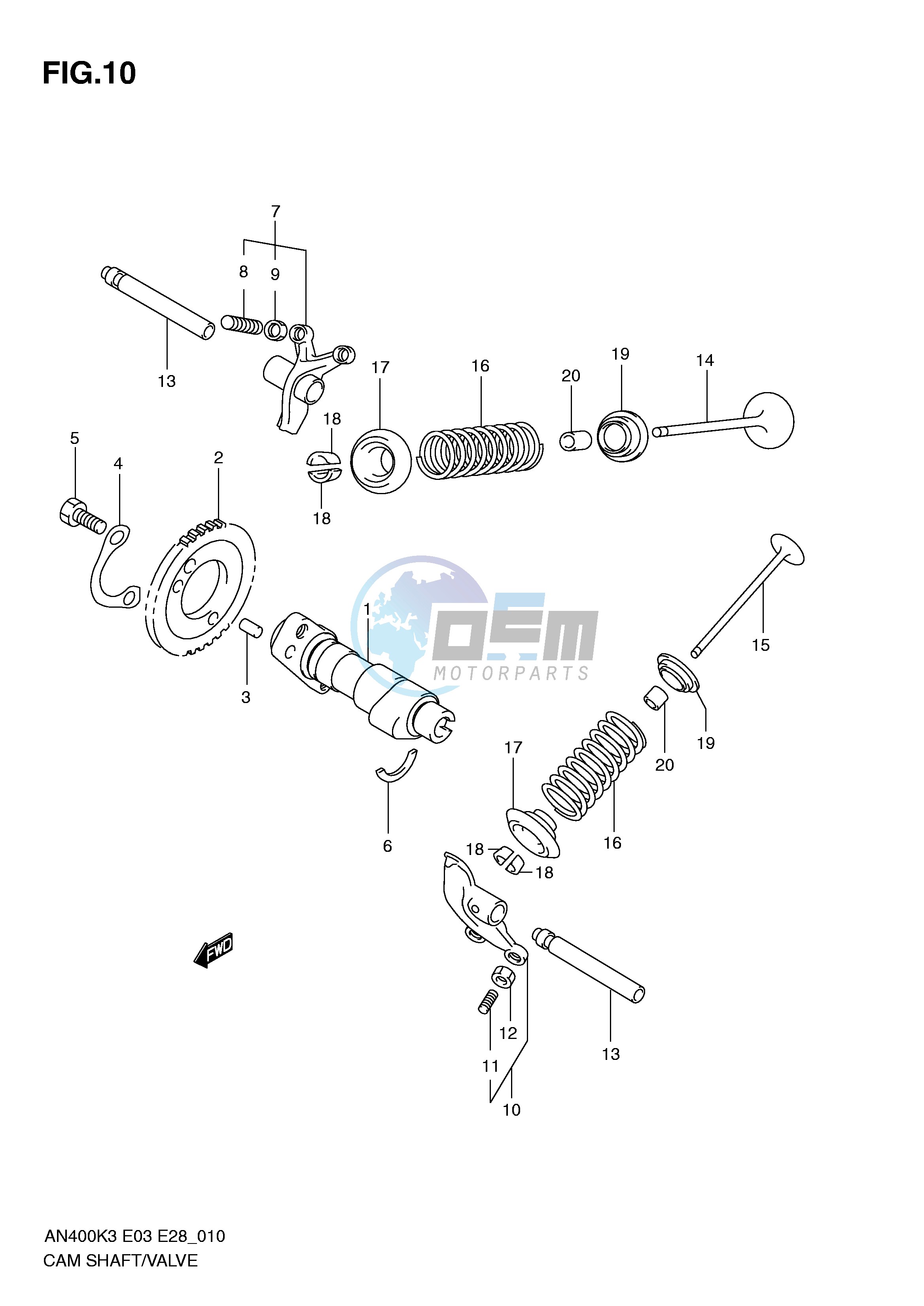 CAM SHAFT VALVE