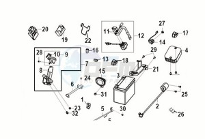 CRUISYM a 125 (LV12W3Z1-EU) (E5) (M3) drawing ELECTRIC PART