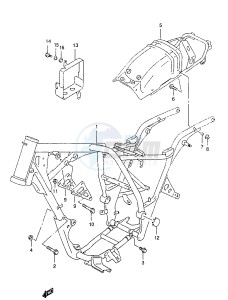 GZ125 (W-X-Y) drawing FRAME