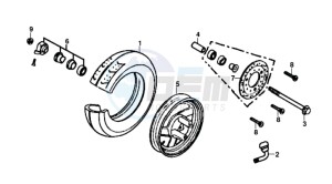 NITRO_50_L0 L0 drawing Front wheel