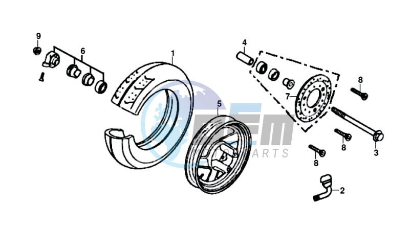 Front wheel