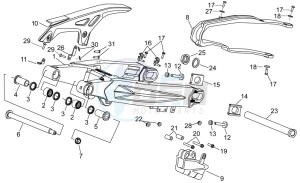 RXV 450-550 Street Legal drawing Swing arm