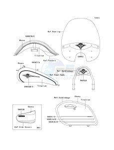 VN 1600 D [VULCAN 1600 NOMAD] (D6F-D8FA) D7FA drawing DECALS-- EBONY_TITANIUM- --- D7FA- -