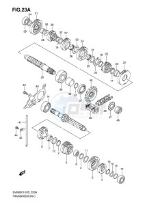 SV650 (E2) drawing TRANSMISSION (MODEL K4 K5 K6 K7)