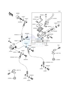 ZR 1100 A [ZR1100 ZEPHYR] (A1-A4) drawing FRONT MASTER CYLINDER