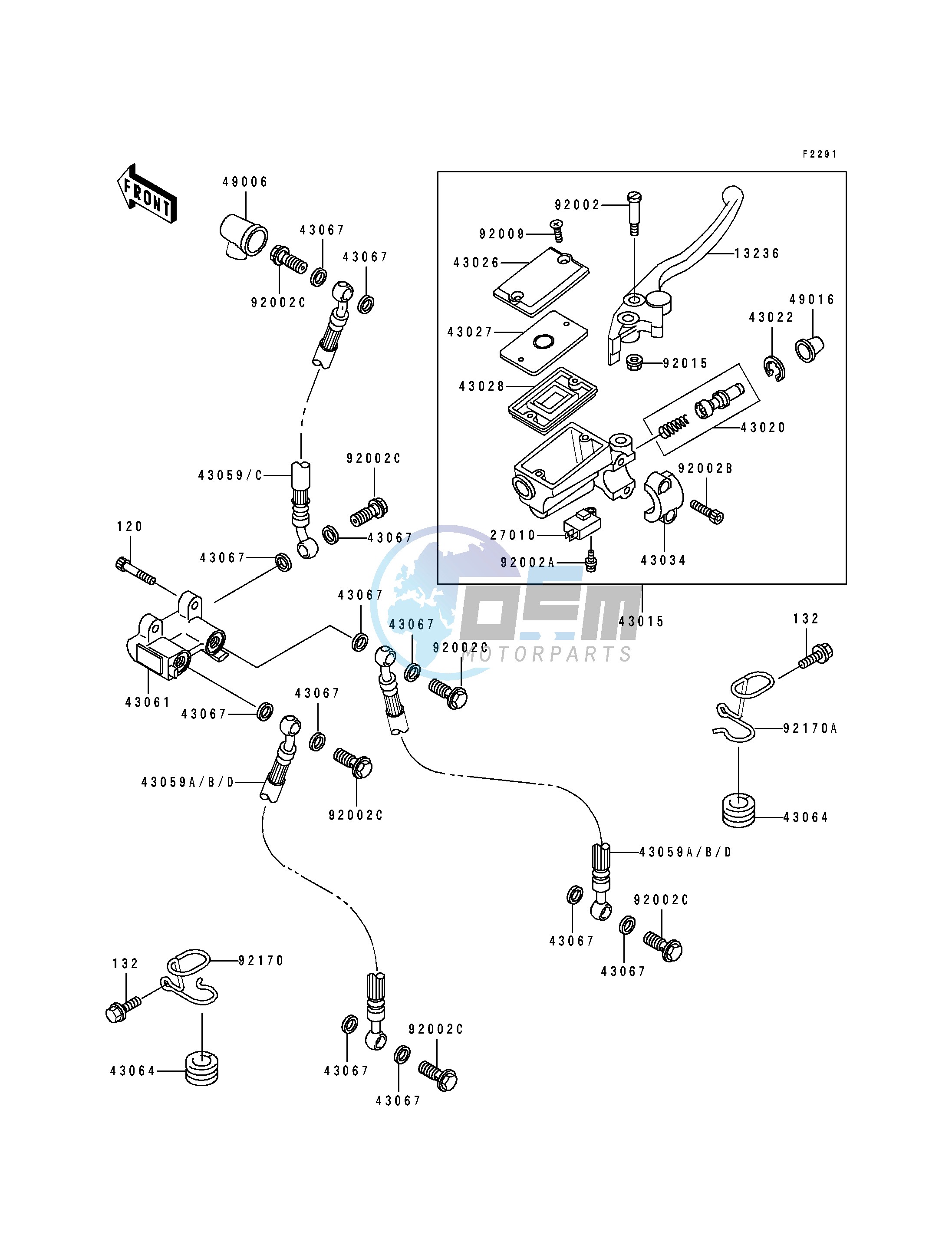 FRONT MASTER CYLINDER