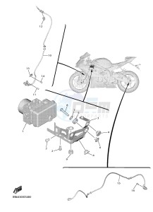 YZF-R6 YZF600 R6 (BN6A) drawing ELECTRICAL 3