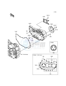 VULCAN 1700 NOMAD ABS VN1700DFF GB XX (EU ME A(FRICA) drawing Right Engine Cover(s)