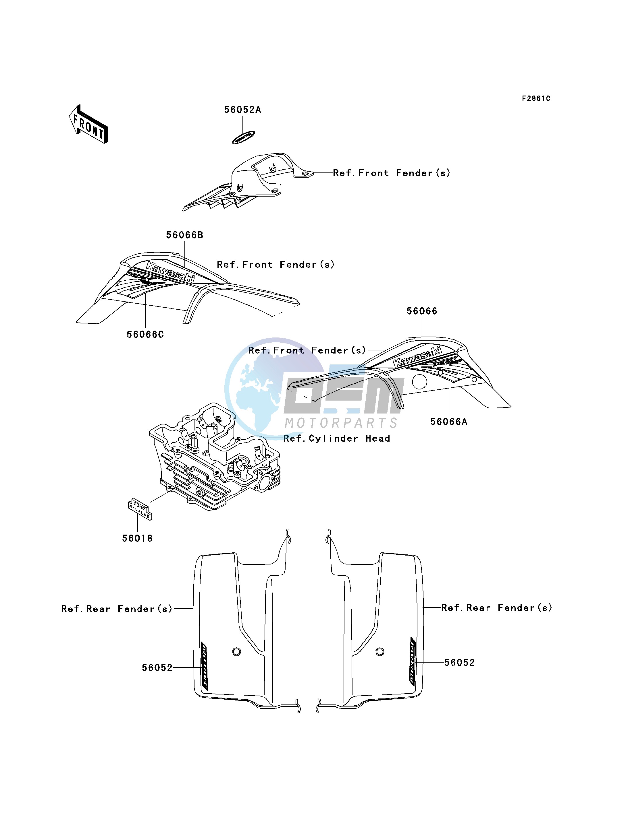 DECALS-- KSF250-A18- -