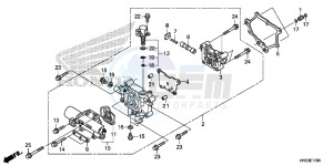 TRX420FA1E TRX420 Europe Direct - (ED) drawing MAIN VALVE BODY