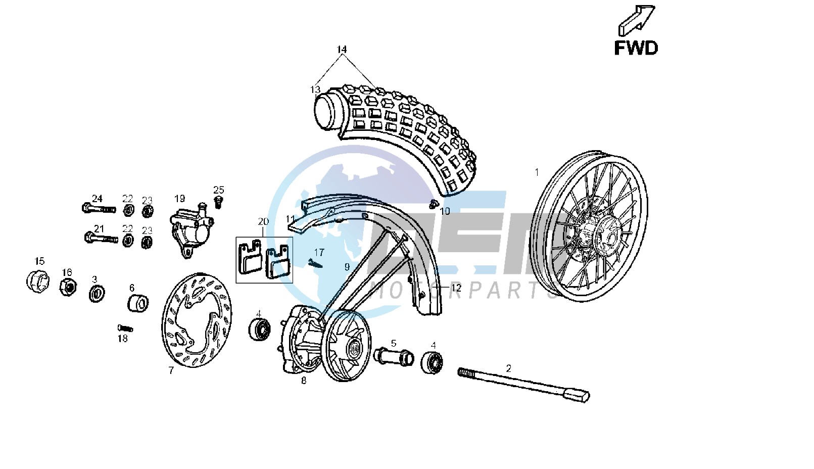 FRONT WHEEL