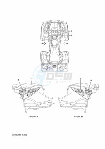 YFM700FWB KODIAK 700 (B6KJ) drawing GRAPHICS